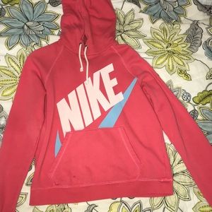 Pink Nike hoodie